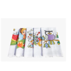 Pano Prato Algodão Estampado 32X62 Pano Prato Algodão Estampado 32X62